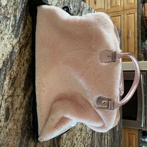 Girls Pink rolling duffel bag